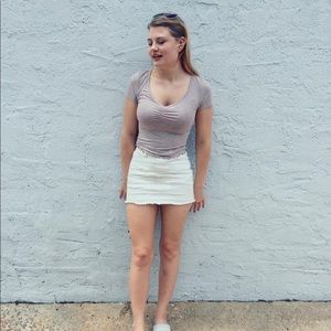 American Eagle Outfitters Striped Soft and Sexy Top Size XS
